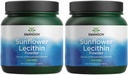 Swanson Sunflower Lecithin Brain Health Nervous System Support Non-GMO Soy Free Vegetarian 16 oz (1lb) 454グラムパウダー(2パック)