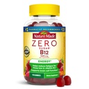 自然はゼロ砂糖のエネルギー ビタミンB12のガミーをサービングごとの1000のmcg、B12のビタミン、エネルギー代謝サポート、アスパルテームフリー、110の砂糖の自由なガミー、55の日の供給作りました