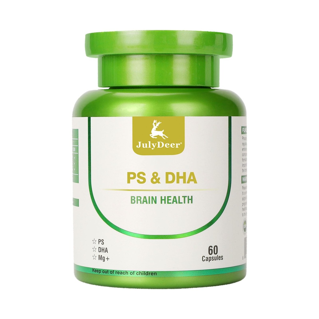 マグネシウムL-threonate -100mg、DHA-100mg、Phosphatidylserine-40mg、高齢者の子供の頭脳の健康および認知サポートのためのマグネシウムの複雑な補足は頭脳を改良します - 60のカプセル
