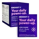 EBOOSTの極度のエネルギー粉の飲み物の組合せ、ビタミン(Acai Pomegranate)と荷を積まれる非GMOの電解物の補足、0.2のOunce (20のパッケージ)