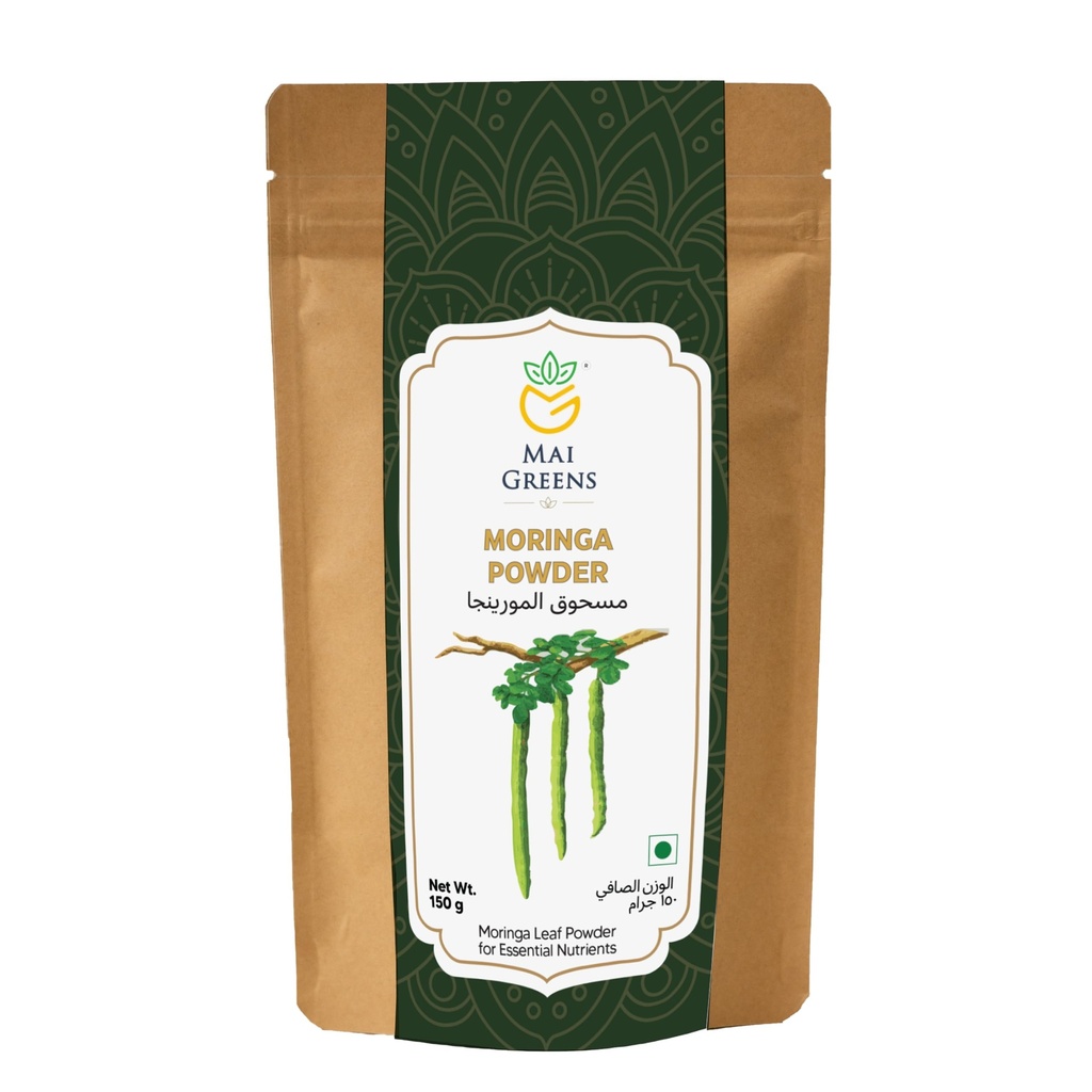 Moringa Powder 150 Gm | Drumstick Leaf Powder | Natural Multi-vitamin | Anti-Oxidant | Good for Hair & Skin | Protein Rich