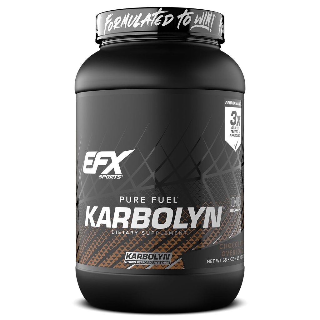 EFXスポーツカルボリン燃料 | 炭水化物の高速吸収パウダー | 炭水化物の負荷、持続エネルギー、クイックリカバリ | 興奮剤無料 | 36 サービング(チョコレート積み過ぎ)