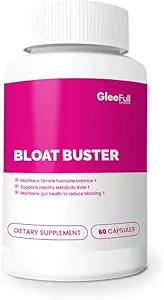 GleeFullはBloatバスターを補います - 女性のためのブロッキング救済 - 腸の健康のサプリメント(1パック、60カウント)