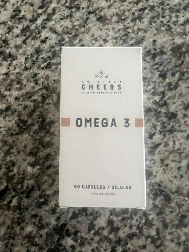 CHEERS Omega-3 サプリメント | カプセル当たり高強度550mg EPA & DHA | 90% 生物学的に利用できる、きれいなラベルサプリメント | ハート、脳、ビジョン、免疫の健康をサポート | Vcaps Plus、無臭 | 90 カプセル