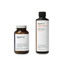 AlgaeCalの束-骨の健康及び強さのためのビタミンD3の植物によって基づくカルシウム補足及び三重力のオメガ3の魚油EPA及びDHAのクルクミン、アスタキサンチンとの自然な液体の乳剤