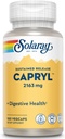 SOLARAY Capryl | ステンド・リリース・カプリル酸 | ヘルシーな胃腸管サポート | 16 便益 | 100 VegCaps