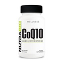 NutraBioのCoQ10の食事療法の補足、健康な中心機能及び細胞エネルギーの生産、200mg - 60のカプセル