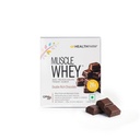 HEALTHFARM Muscle Whey Pack of 5 Protein Shake (190 g, Double Rich Chocolate)
