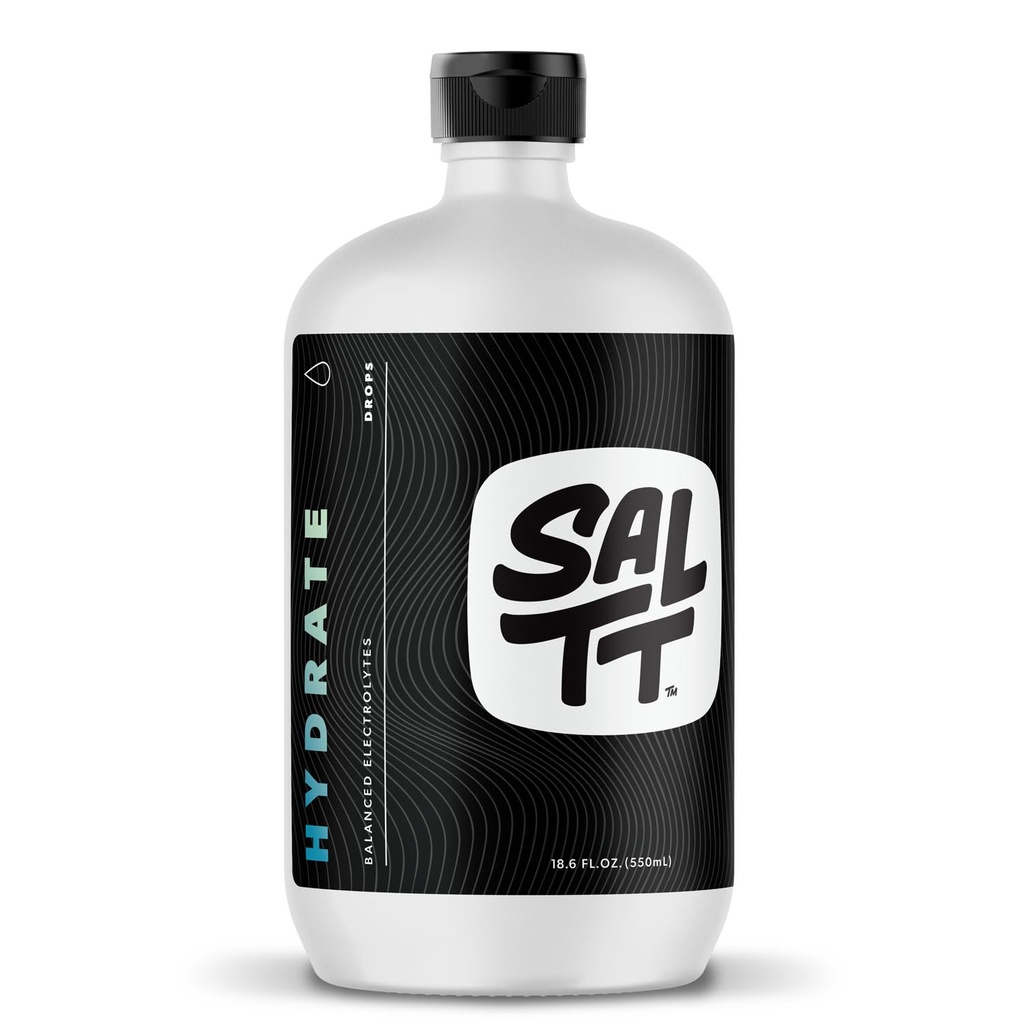 SALTTハイドレート電解液ドロップ - Ketoダイエット - 断続的な高速化 - 免疫サポート - グルテン&砂糖無料 - Paleo - ナトリウム、マグネシウム、カリウム&トレースミネラル - 風味なし - 18.6 fl oz