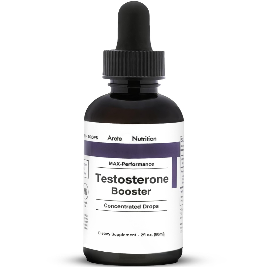 テストステロンブースター - 強化のためのTribulus TerrestrisとTongkat Aliと男性と女性を補完, 筋肉の回復 & エネルギー - 2oz液体ボトル