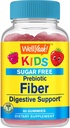 WellYeah Sugar Free Fiber Gummies for Kids(4g)| 消化器用サプリメント | プレバイオティックファイバーサプリメント | 60カウント