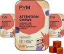 PYM の保持の咀嚼は Procrastination、焦点及び生産性、60 の計算のために支えます | 518mg L カルニチン、54mg のチロシン、11mg L タウリン - カフェインフリー | 米国でなされる全自然な気分のブーストの補足
