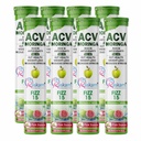 Apple Cider Vinegar (ACV) Moringa Effervescent Tablets 500mg – Guava Flavor, No Added Sugar, Antioxidant Immunity & Appetite Support – 15 Fizz Tabs (Pack of 8)