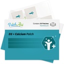 PatchAid D3/Calcium Topical Patch | サポート骨の強さ及びカルシウム | 8 時間よりよい吸収のための摩耗 | 30 日の供給