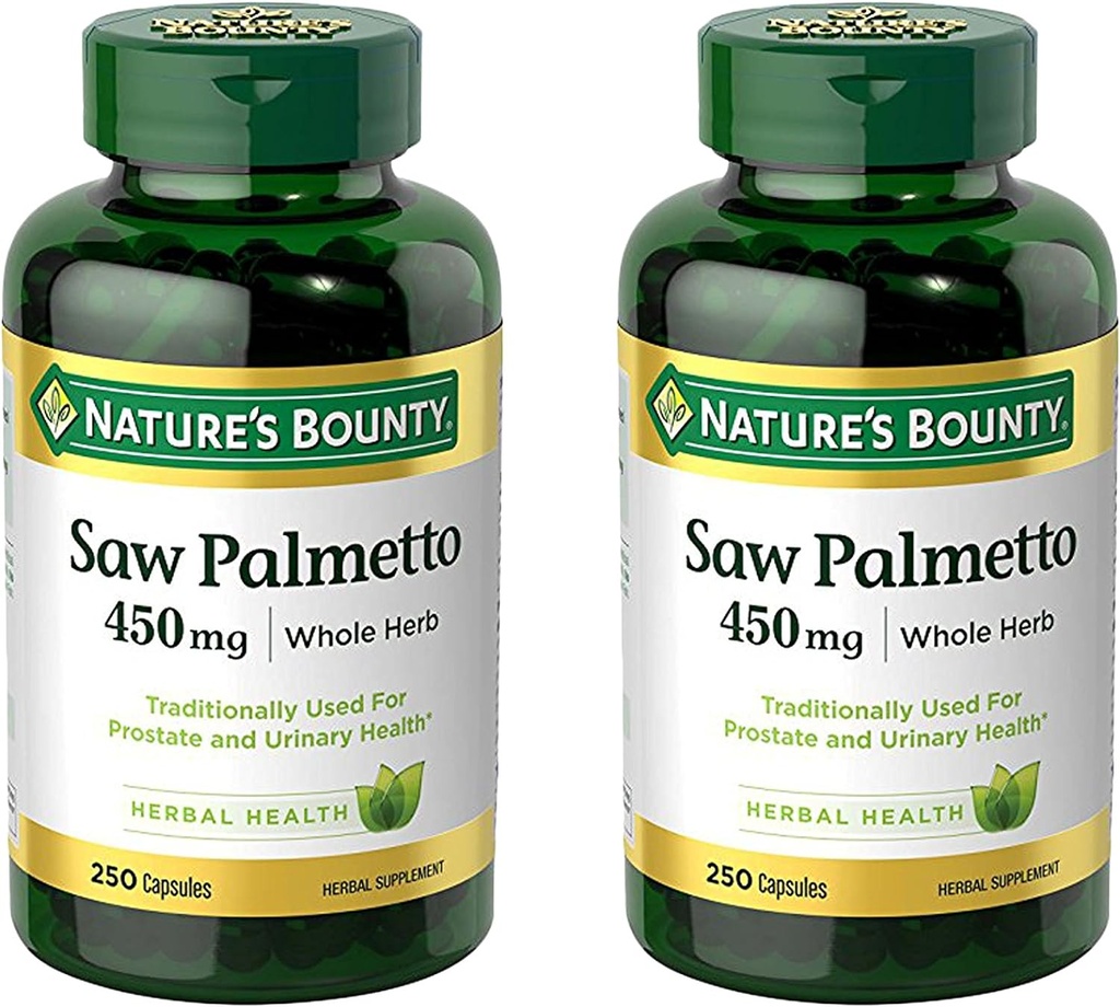 Nature's Bounty Saw Palmetto 450 mgカプセル250 ea (パッケージ 2)