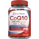 博士のレシピCoQ10 200mg/サービング、オリーブ油、心及び管の健康、エネルギー生産及び酸化防止サポート、2か月の供給、120 Softgelsの高吸収のCoenzyme Q10の補足