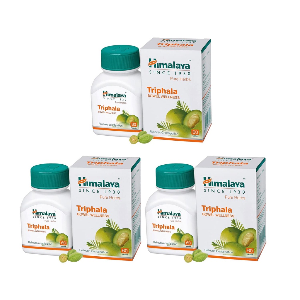 Himalaya Wellness Triphala Bowel Wellness - 60 Tablet (Pack of 3)