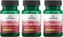 Swanson Nattokinase 2000 の Fibrinolytic の単位 100 ミリグラム 30 カプセルの酵素 (3 パック)