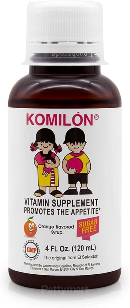 Komilon-Dietaryサプリメント4fl oz-ビタミンと栄養素パラEstimula el apetito en los niños