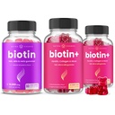 NutraChamps 毛、皮及び釘のための完全なBiotinの束。 バイオチン&ビオチン+