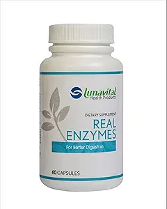 Real Enzymes, 60 Capsules, Dietary Supplement for Better Digestion