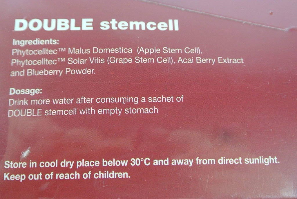 スイス品質のフォーミュラPhytoscience PhytoCellTec Apple Grape Double StemCellの幹細胞アンチエイジングの5パック(米国)