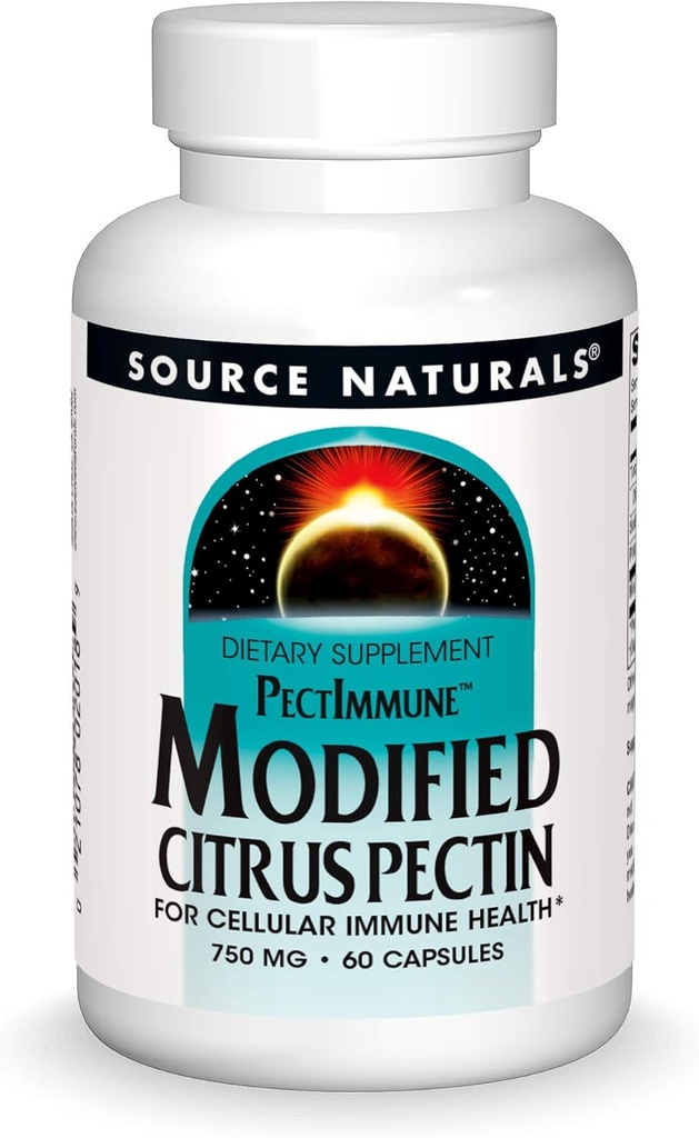 源のNaturals PectImmuneの細胞免疫の健康*、750mg - 60のカプセルのための変更されたCitrusのペクチン