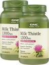 GNCの草のプラスのミルクのこのtle 1300mgの対のパック、びんごとの120の小口、サポート健康な肝臓機能