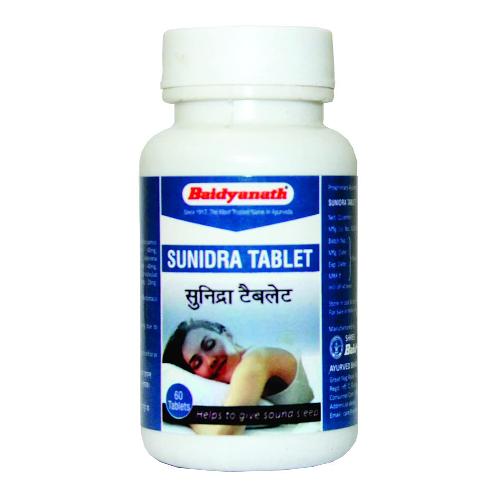 Baidyanath Asli Ayurved Sunidra 60 Tablets - (Pack of 5)