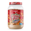 Axe&Sledge Farm Fed 100% Whey Protein Isolate | 25g Protein | 低炭水化物・低糖・グルテンフリー | 男性・女性向けタンパク質パウダー | ケト | アメリカ製 | 28 サービング・ピーナッツバター N' ハニー