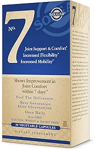 ソルガー No. 7, 60 野菜カプセル - 共同サポート&快適性 - 高められた移動性と柔軟性 - 男性と女性のためのサプリメント - エスターCビタミンC - グルテンフリー、非GMO、酪農場無料 - 60 サービング