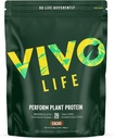 Vivoの生命は植物蛋白質の粉を  6g BCAAs、鉄、亜鉛、Turmeric及び草の酵素のブレンドの25g蛋白質行います Lactose自由に及び消化すること容易植物ベースの栄養物 未加工Cacao - 26のサービング