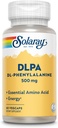 SOLARAY DL-Phenylalanine、500mg   神経系、気分及びエネルギー サポートのための必須アミノ酸の50-50のブレンド  60 VegCaps