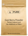 純粋な元の原料のGojiの果実の粉(8oz)のWolfberryの従来の草の補足、非GMO