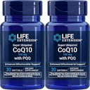 Life Extension Super Ubiquinol CoQ10 with PQQ, 30 softgels (Pack of 2)