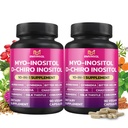 BMVINVOL 2 パックのイノシトールの補足-Myo-Inositol および D-Chiro Inositol の理想 40:1 比率-プラス Berberine、シナモン、Ashwagandha+5 供給