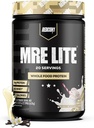 REDCON1 MRE Lite 全フードプロテインパウダー、バニラ - アニマルプロテインブレンドと低炭水化物&乳食の交換 - MCTオイルで作られたサプリメントを消化しやすい(20サービング)