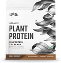 レベル 有機性植物蛋白質、蛋白質の20G、人工的な無し、二重チョコレート、2LB