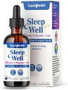 LIQUIDHEALTHの睡眠の健康な自然な睡眠の援助のメラトニンの低下 - より良い眠り & 気分転換, リラックス & カルムの心, 秋の眠りのより速い滞在眠りの長期滞在 - 米国製, ビーガン, 砂糖を含まない, 薬物無料, GMO (2oz)