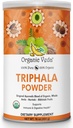 Amla、Haritaki、Bibhitakiフルーツと有機Veda Triphalaパウダー - 免疫サポート、消化、コロンクレンジング、皮膚健康 - ビーガン、非GMO - 16oz
