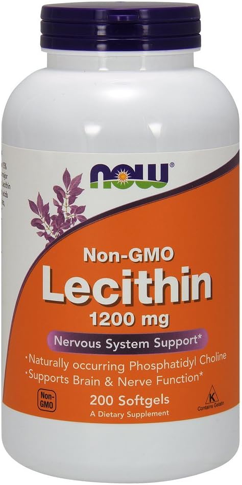 NOWの食糧Lecithin 19の穀物、1200のmg 200のSoftgel