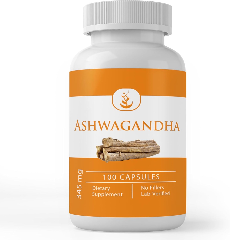 PUREの元のINGREDIENTSのashwagandha (100のカプセル)常に純粋、添加物無しまたは注入口、実験室は確認しました