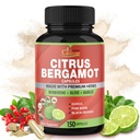 Cadane の柑橘類の Bergamot の補足は Berberine、オリーブ、Guggul、ニンニク、パイン バルク、黒いペッパー-供給 5 か月の 150 の帽子とカプセルに入れます