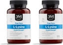 全食糧市場、L-Lysineの倍強さ、100のct (2のパック)