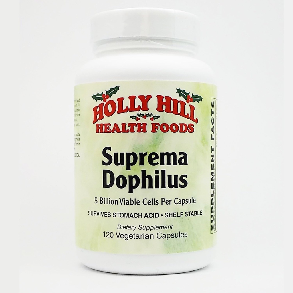 ホリーヒル健康食品、Suprema Dophilus、120ベジタリアンカプセル