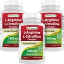 ベストナチュラルL-アルギニンL-シトルリンコンプレックス1000mg 250錠(250カウント)