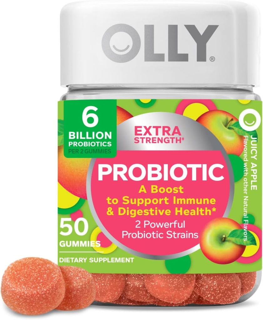 OLLYの余分強さのプロバイオティックChewable Gummy