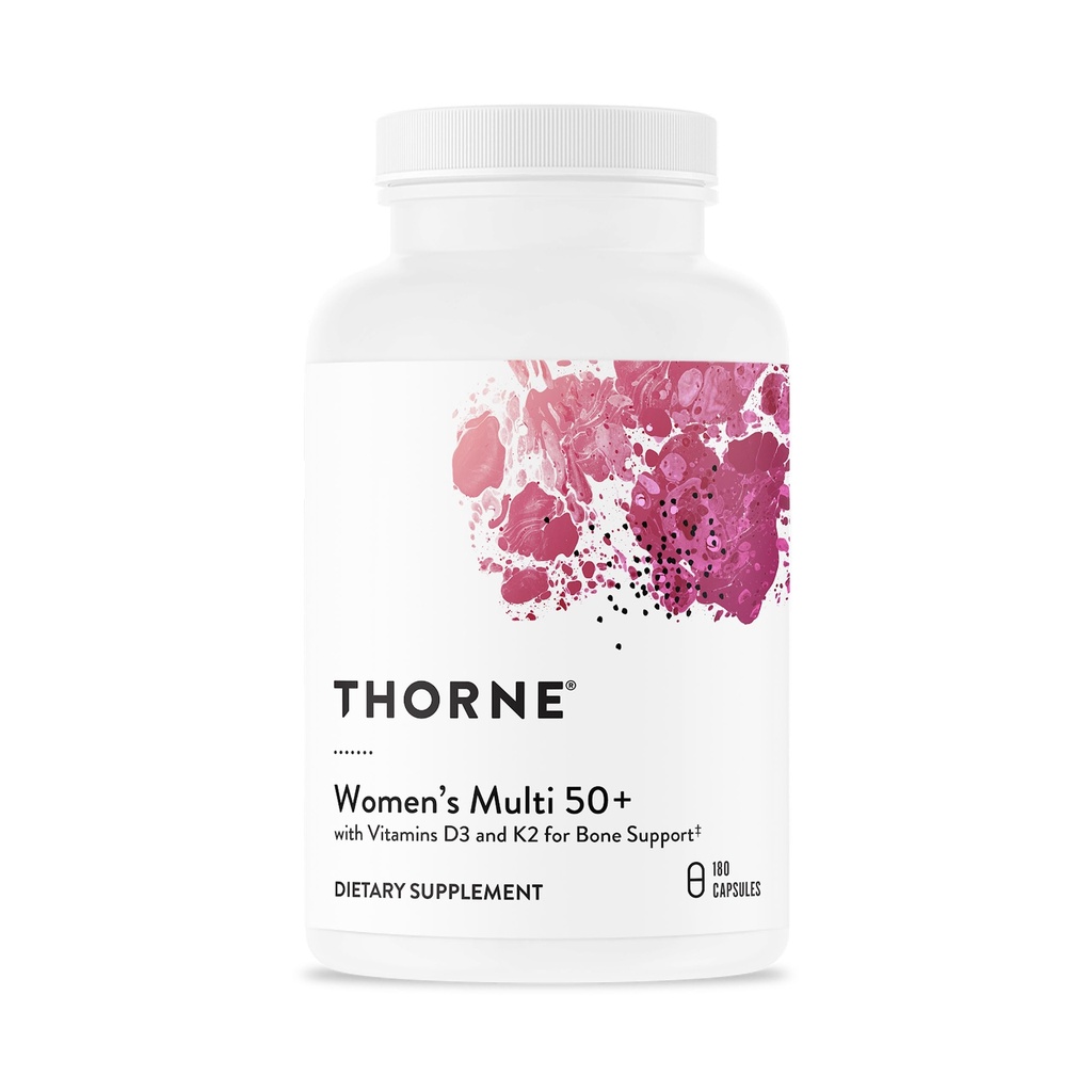 THORNE - ビタミンA、B6、B12、C、D、E、K、亜鉛などの包括的な毎日のマルチビタミン - サポートハート、脳、骨、免疫の健康* - 180カプセル