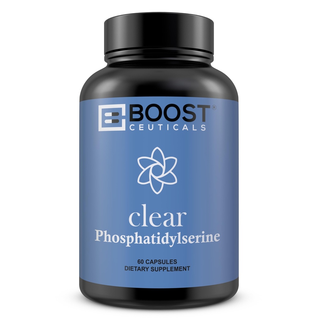 BoostCeuticals Phosphatidylserine 500mgコンプレックス - ビーガン脳睡眠サポートサプリメント - Phosphatidylserine 100mg Plus Ginko Biloba、Gotu Kola&More - いいえStearates非GMOグルテンフリー90Ct