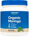 Nutricostオーガニックモリンガパウダー1LB(16oz) - グルテンフリー、非GMO、ベジタリアン対応